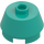 LEGO Dark Turquoise Brick 2 x 2 Round with Sloped Sides (98100)