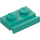 LEGO Dark Turquoise Plate 1 x 2 with Door Rail (32028)