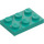 LEGO Dark Turquoise Plate 2 x 3 (3021)