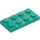 LEGO Dark Turquoise Plate 2 x 4 (3020)