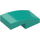 LEGO Dark Turquoise Slope 1 x 2 Curved (3593 / 11477)