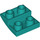 LEGO Dark Turquoise Slope 2 x 2 x 0.7 Curved Inverted (32803)