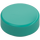 LEGO Dark Turquoise Tile 1 x 1 Round (35381 / 98138)