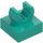 LEGO Dark Turquoise Tile 1 x 1 with Clip (Raised &quot;C&quot;) (15712 / 44842)