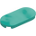 LEGO Dark Turquoise Tile 2 x 4 with Rounded Ends (66857)