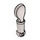 LEGO Flat Silver Spoon with Short Handle and Round End (34173)