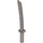 LEGO Flat Silver Sword with Square Guard and Capped Pommel (Shamshir) (21459)