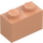 LEGO Flesh Brick 1 x 2 with Bottom Tube (3004 / 93792)