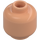 LEGO Flesh Head with Black Eyebrows, White Pupils, Frown (Recessed Solid Stud) (3626 / 68714)