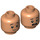 LEGO Flesh Minifigure Head with Decoration (Recessed Solid Stud) (1415 / 3626)