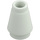 LEGO Glow in the Dark Solid White Cone 1 x 1 with Top Groove (28701 / 59900)