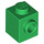 LEGO Green Brick 1 x 1 with Stud on One Side (87087)