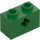 LEGO Green Brick 1 x 2 with Axle Hole (&#039;+&#039; Opening and Bottom Tube) (31493 / 32064)