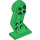 LEGO Green Large Leg with Pin - Left (70946)