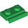 LEGO Green Plate 1 x 2 with Door Rail (32028)