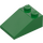 LEGO Green Slope 2 x 3 (25°) with Rough Surface (3298)