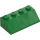 LEGO Green Slope 2 x 4 (45°) with Rough Surface (3037)