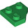 LEGO Green Wedge Plate 2 x 2 Cut Corner (26601)