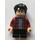 LEGO Harry Potter with Dark Red Plaid Shirt and Black Legs Minifigure