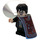 LEGO Harry Potter with Gryffindor Robe Open and Short Legs with Invisibility Cloak Minifigure