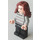 LEGO Hermione Granger with Gray Striped Jumper and Black Legs Minifigure