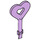 LEGO Lavender Key with 3.2 Shaft (69871)