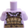 LEGO Lavender Torso with Dark Tan Armor and Dark Azure Jewel and Spikes (973 / 76382)