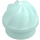 LEGO Light Aqua Plate 1 x 1 Round with Swirled Top (3338 / 15470)