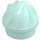 LEGO Light Aqua Plate 1 x 1 Round with Swirled Top (3338 / 15470)