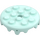 LEGO Light Aqua Plate 4 x 4 Round Cake Frosting (65702)