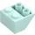 LEGO Light Aqua Slope 2 x 2 (45°) Inverted with Flat Spacer Underneath (3660)