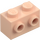 LEGO Light Flesh Brick 1 x 2 with Studs on One Side (11211)