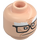 LEGO Light Flesh Carl Fredricksen Minifigure Head (Recessed Solid Stud) (3626 / 102089)