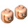 LEGO Light Flesh Minifigure Head with Decoration (Recessed Solid Stud) (3626 / 100492)