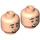 LEGO Light Flesh Pius Thicknesse Minifigure Head (Recessed Solid Stud) (3626 / 100172)