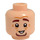 LEGO Light Flesh Pius Thicknesse Minifigure Head (Recessed Solid Stud) (3626 / 100172)