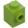 LEGO Lime Brick 1 x 1 with Stud on One Side (87087)