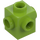 LEGO Lime Brick 1 x 1 with Studs on Four Sides (4733)