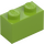 LEGO Lime Brick 1 x 2 with Bottom Tube (3004 / 93792)