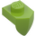 LEGO Lime Plate 1 x 1 with Downwards Tooth (15070)