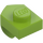 LEGO Lime Plate 1 x 1 with Downwards Tooth (15070)