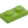 LEGO Lime Plate 1 x 2 (3023 / 28653)