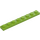 LEGO Lime Plate 1 x 8 (3460)