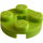 LEGO Lime Plate 2 x 2 Round with Axle Hole (with &#039;+&#039; Axle Hole) (4032)