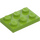 LEGO Lime Plate 2 x 3 (3021)