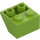 LEGO Lime Slope 2 x 2 (45°) Inverted with Flat Spacer Underneath (3660)