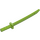 LEGO Lime Sword with Square Guard and Capped Pommel (Shamshir) (21459)