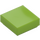 LEGO Lime Tile 1 x 1 with Groove (3070 / 30039)