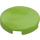 LEGO Lime Tile 2 x 2 Round with Bottom Stud Holder (14769)