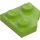 LEGO Lime Wedge Plate 2 x 2 Cut Corner (26601)